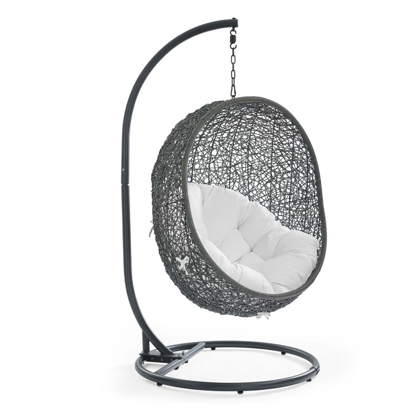 Balancelle d'extérieur avec support Modway Hide, Gris / blanc