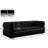 Carlan 91" Velvet Tuxedo Arm Sofa-63541369