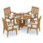 Caranas Outdoor 5 - Piece Teak Dining Set