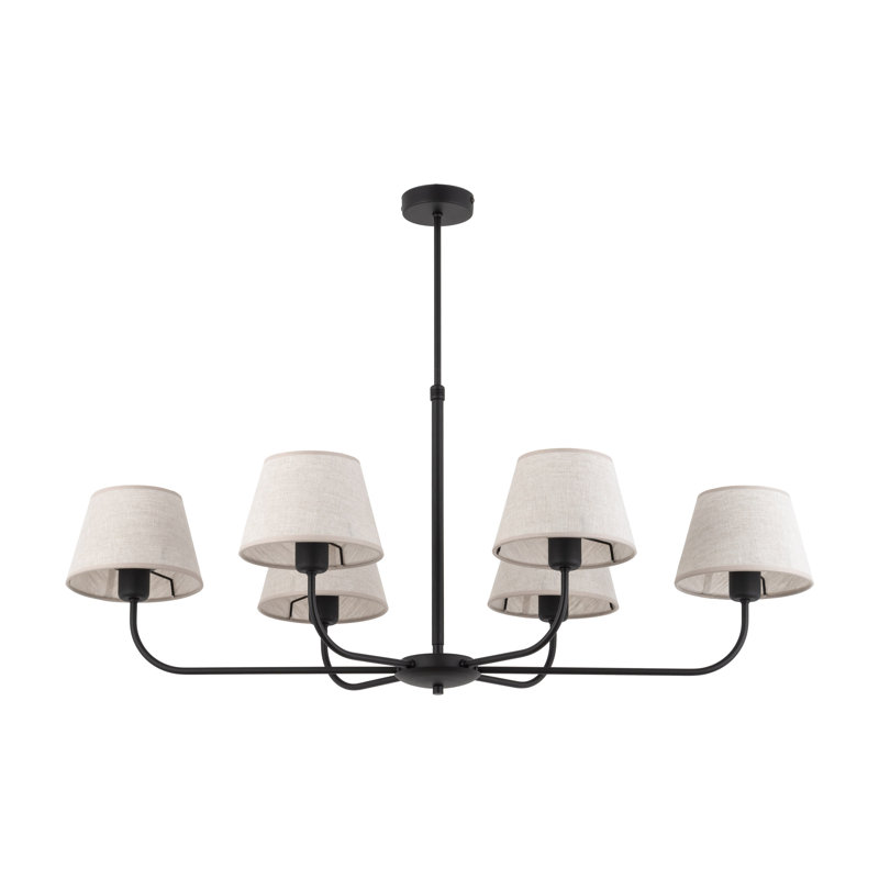 Younker 6 - Light Shaded Chandelier