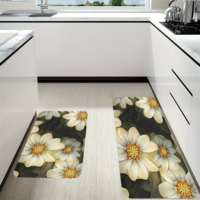 Tapis d'entrée 2 pièces Daisy