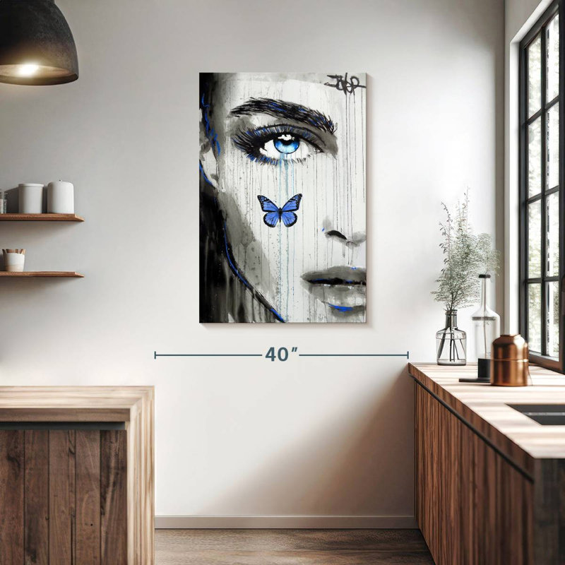 Karma bleu Leisha, H 39 po x l 26 po