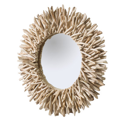 Deherrera Wood Wall Mirror