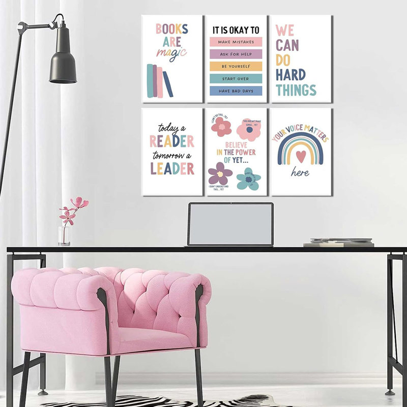 6 Piece Wrapped Canvas Print