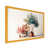 Toile avec cadre photo doré