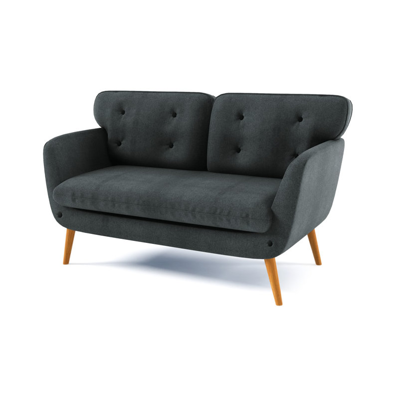 Destini Loveseat, Dark Grey