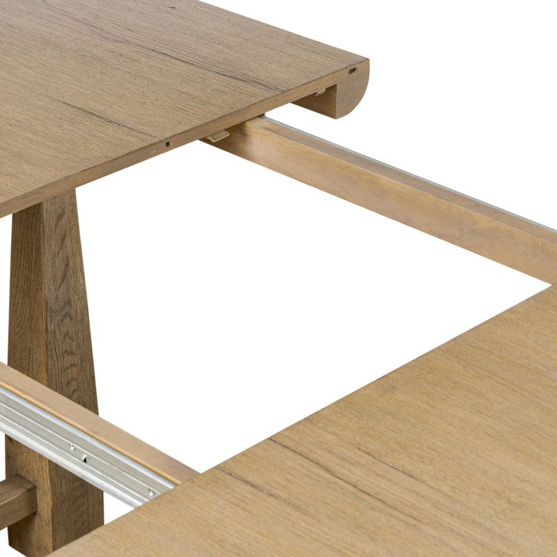 Godric Oval Extension Dining Table-Drifted Oak Veneer