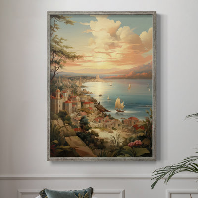 «LANDSCAPES Series CCLxxxvii», reproduction encadrée - bois massif