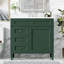 Meuble-lavabo 36 po avec lavabo supérieur, meuble-lavabo moderne avec 2 tiroirs et tiroir escamotable, meuble-lavabo simple-630672468-630672464