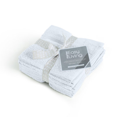 Martex The Everyday White Washcloth Set
