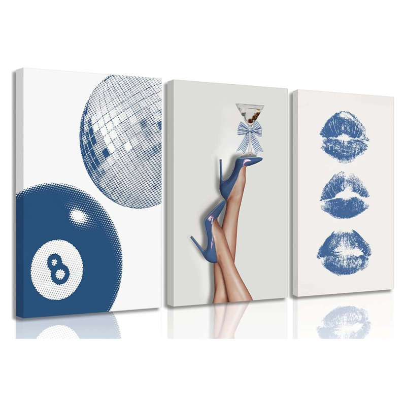 3 Piece Wrapped Canvas Wall Art