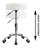 Round Adjustable Height Swivel Stool with Wheels for Office Work-698157467