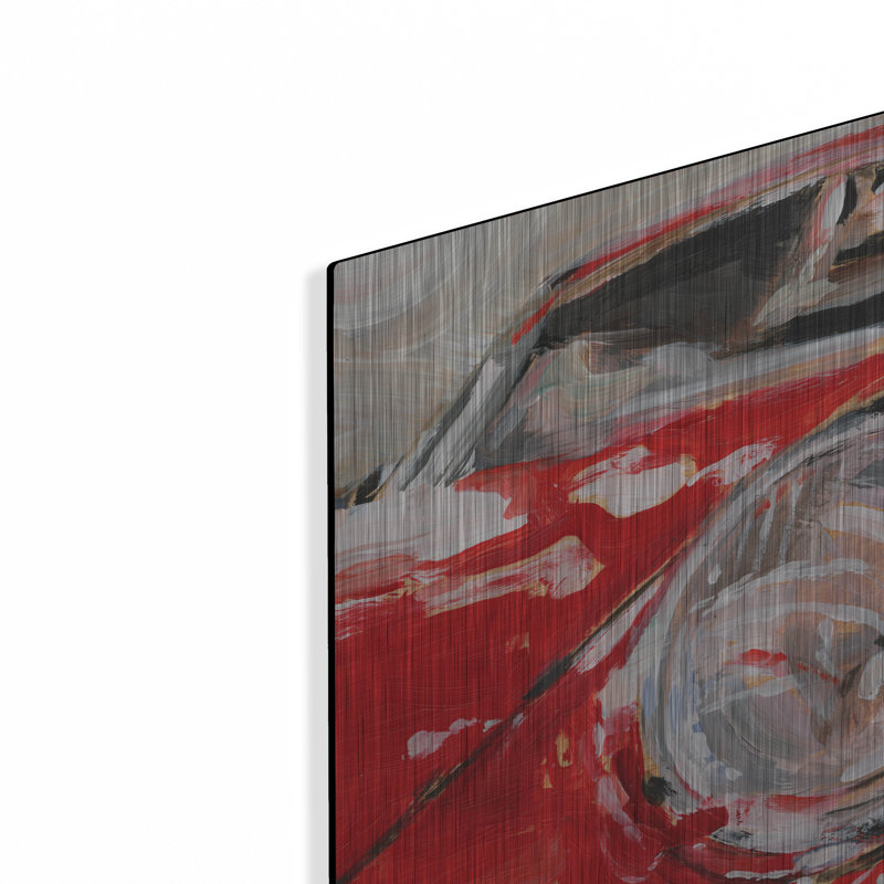 Art mural en métal de luxe «Sportscar Collection 1» par Ethan Harper, H 24 po x l 24 po