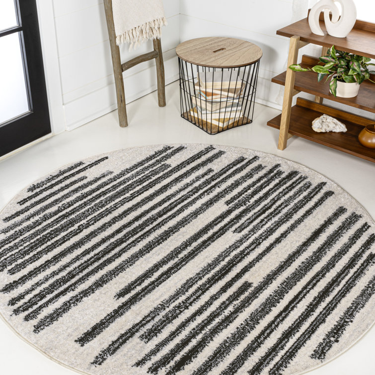 Tapis crème / noir Augie