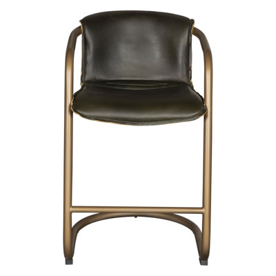 Darbonne Upholstered Counter Stool with Steel Frame