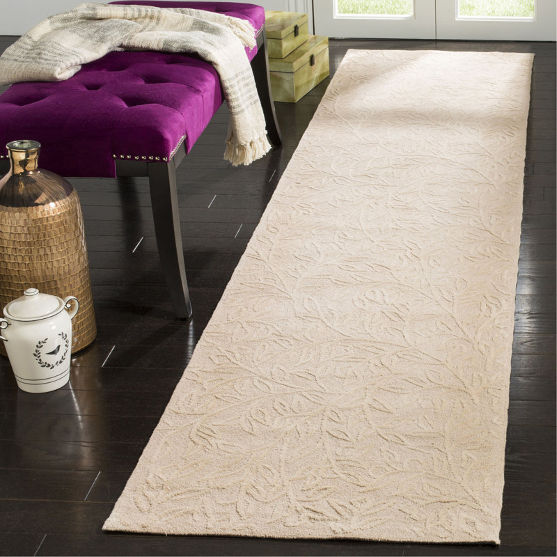 Martha Stewart Hand Hooked Cotton Floral Rug, Runner 2'3" x 10'