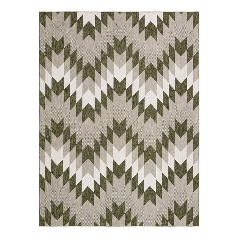 Blox Hower Indoor/Outdoor Area Rug, Rectangle 9' x 12'