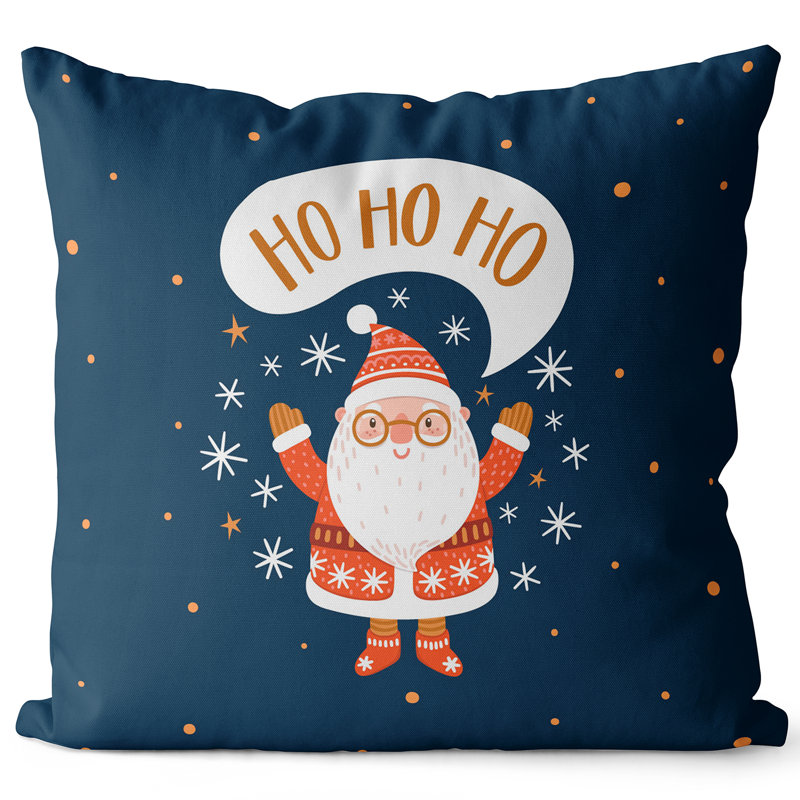 Linen Throw Pillow Cover, Christmas Decor, 18x18 Inches - NTBAY