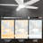 52'' Ceiling Fan with LED Lights-45063281