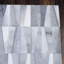 Tapis géométrique moderne en peau de vache gris et beige-1419638466