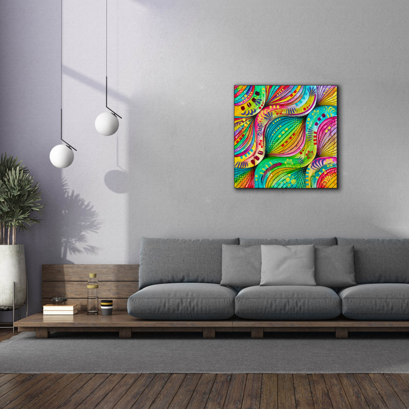 " Wavy Pattern " by Dean Russo, 37" H x 37" W x 1.5" D