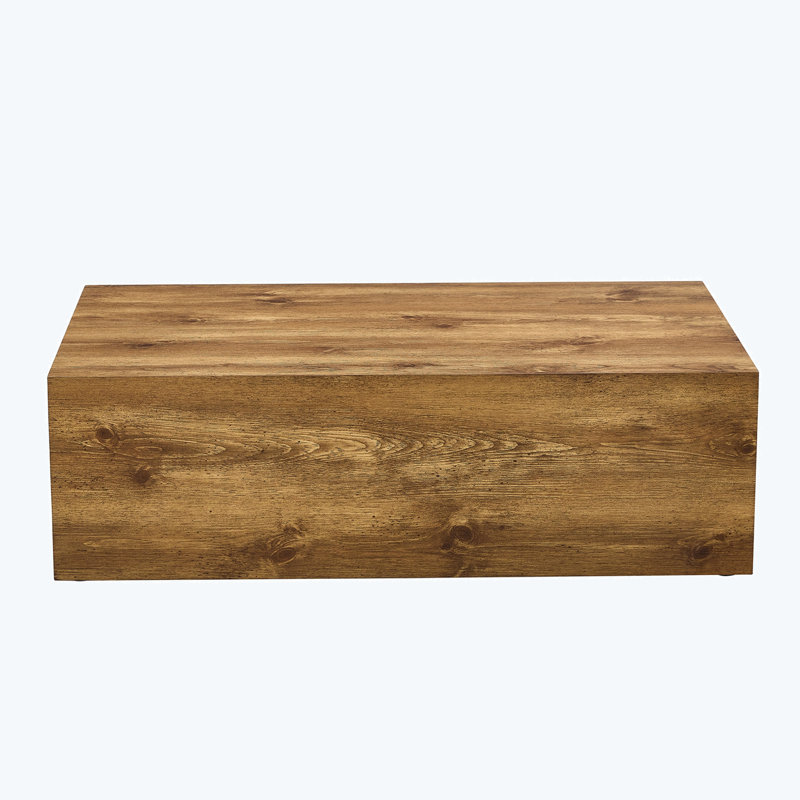 Modern MDF Coffee Table - 39.37x23.62x11.81 inches, Walnut Brown