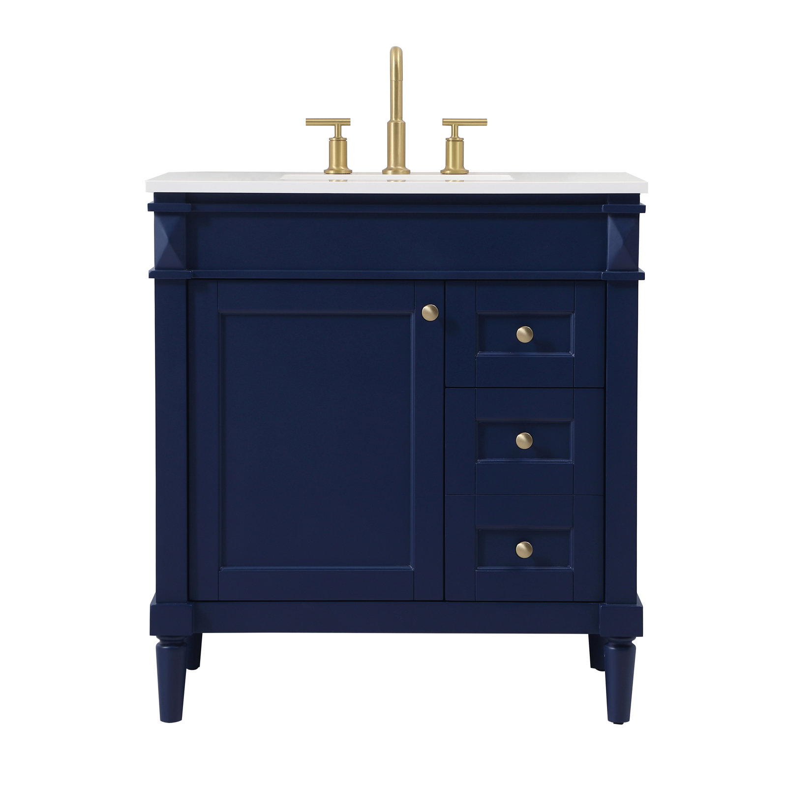 Readington 32'' Single Bathroom Vanity, Blue