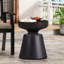 Lightweight Concrete Outdoor Accent Table, Copper Hue, Minimalist Design, No Assembly, Practical Choice Style,