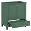 Base de meuble-lavabo 30 po, bois foncé et planches, armoire multifonctionnelle avec porte et tiroir de rangement, tablette réglable, teinte d'assemblage, tiroir,-919962320