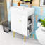 Meuble-lavabo 21,6 po avec lavabo simple en céramique-593080651
