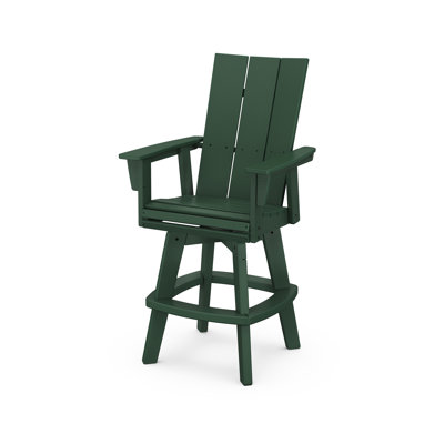 Chaise de bar pivotante Modern Curveback Adirondack