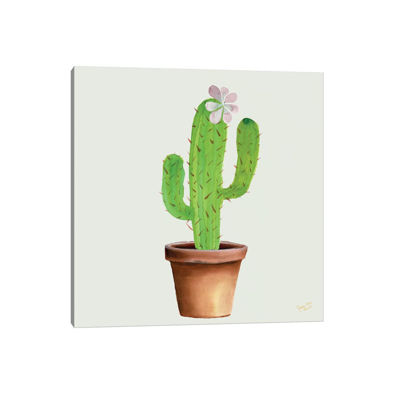 Succulent Symphony I 1 Piece Wrapped Canvas Painting, 30.48 cm H x 30.48 cm W