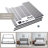 Nestl Wingback Diamond Upholstered Platform Bed-101072305-101072304