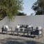 Layinsun Aluminum Outdoor Patio Coffee Table