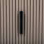 Armoire de rangement avec poignées en métal