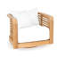 Hamilton Outdoor Teak Swivel Lounge Chair