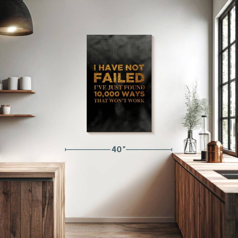 Tergel I Have Not Failed, 36" H x 24" W