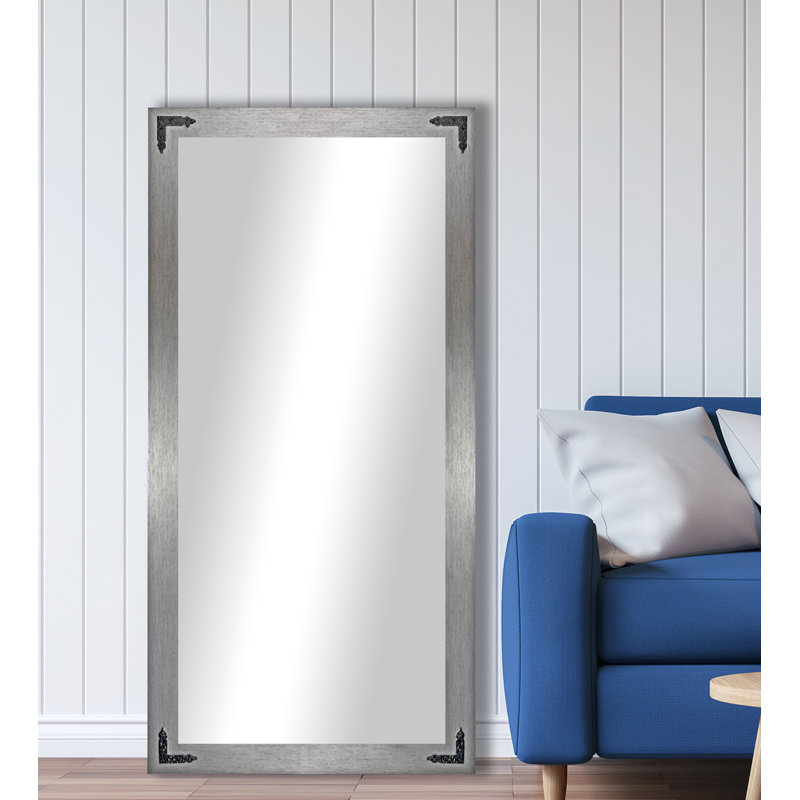 Miroir pleine grandeur Capirano, H 66 po x l 31 po, Argent