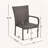 Set of 2 Stackable PE Wicker Chairs – Transitional Style, Fully Assembled