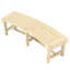 Semicircular Round Outdoor Bench (Only Including Patio Dining Chair)