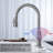 Single Handle Pull Down Sprayer Kitchen Faucet High Arc Stainless Steel Faucet with 3-Function Sprayer-101056581