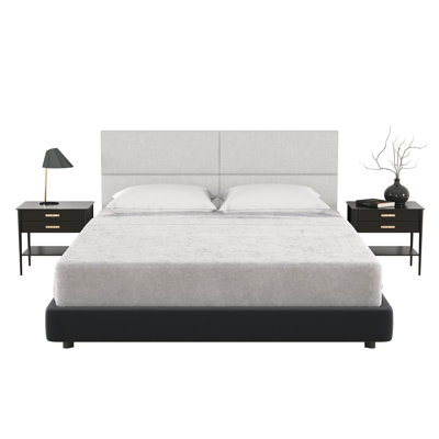 Panelist Modern Padded Headboard - Set of Wall Mounted Panels