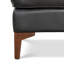 Repose-pieds rectangulaire en cuir véritable Essex-124827400