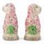 Porcelain Bunny Figurines Pair