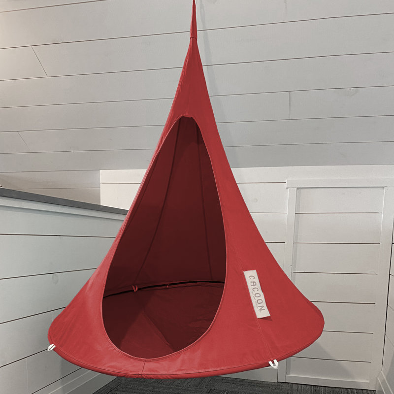 Cacoon - Island Vibe Hanging Chair, 120cm H x 120cm W x 120cm D, Red