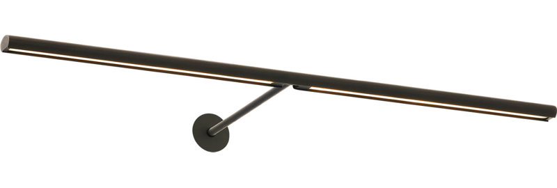 Plural Dome Picture Light, Bronze, 0.5" H x 24" W x 8.9" D, 17.4