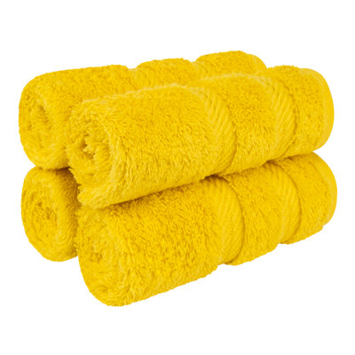 Darcelle 100% Cotton 4-Piece Turkish Washcloth Set