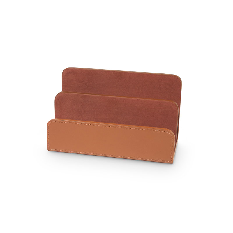 Hunter Letter Caddy Paper Organizer, Tan