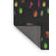 Tapis noir/vert à motifs-1108567949