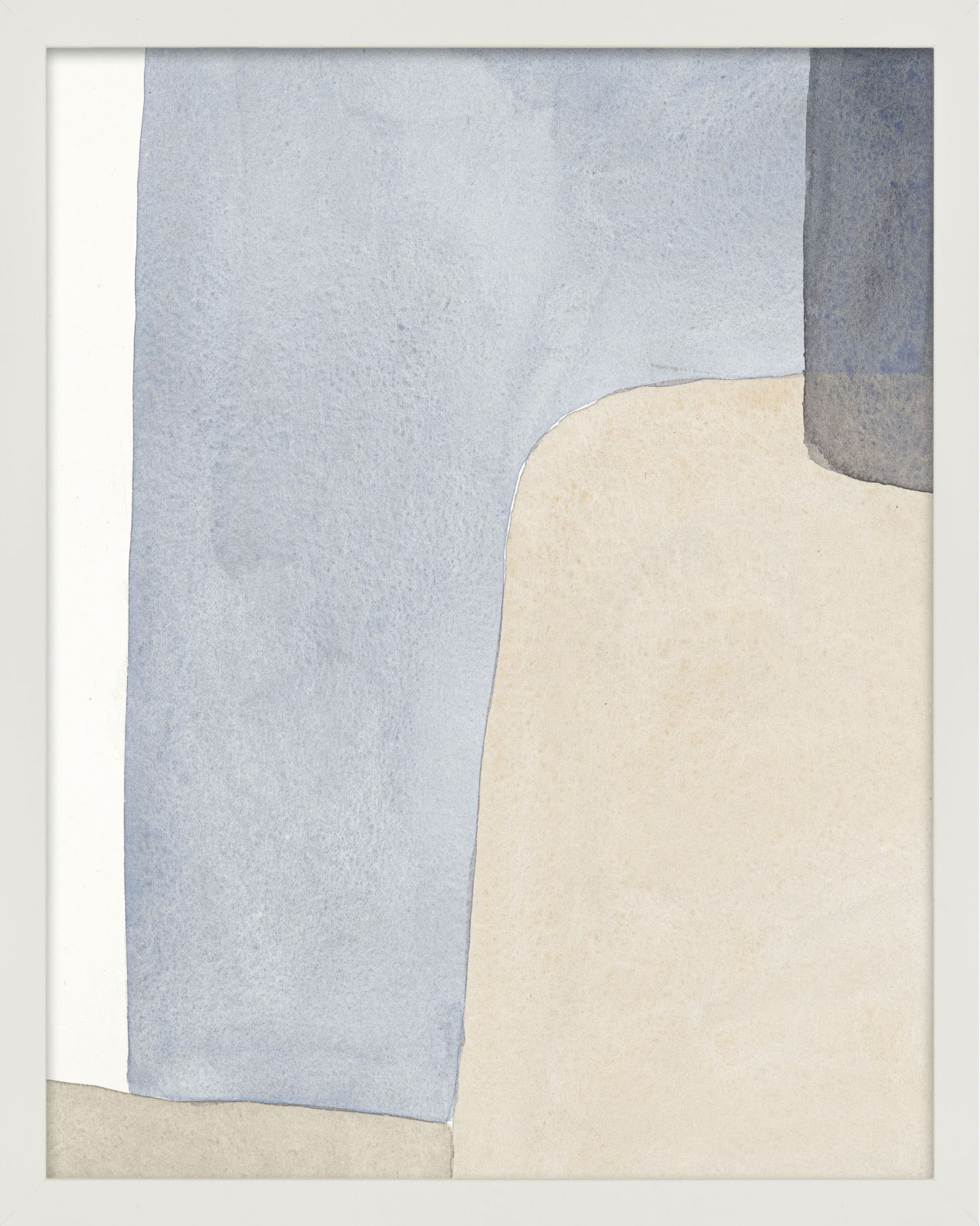 Dreamy Hues Painting by Julia Balfour, 50" H x 40" W x 1.25" D, White Framed Paper